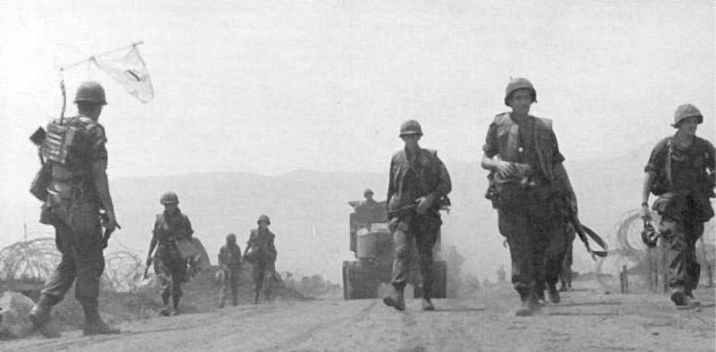 US Troops at Battle of Khe Sanh, South Vietnam, April 1968