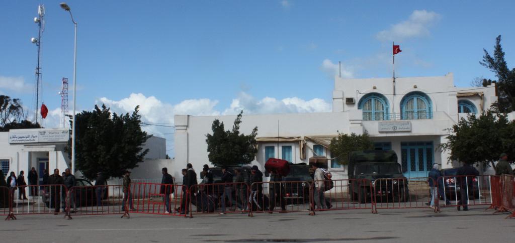 Refugees at Ras Jadir Border Crossing, Tunisia, March 2011