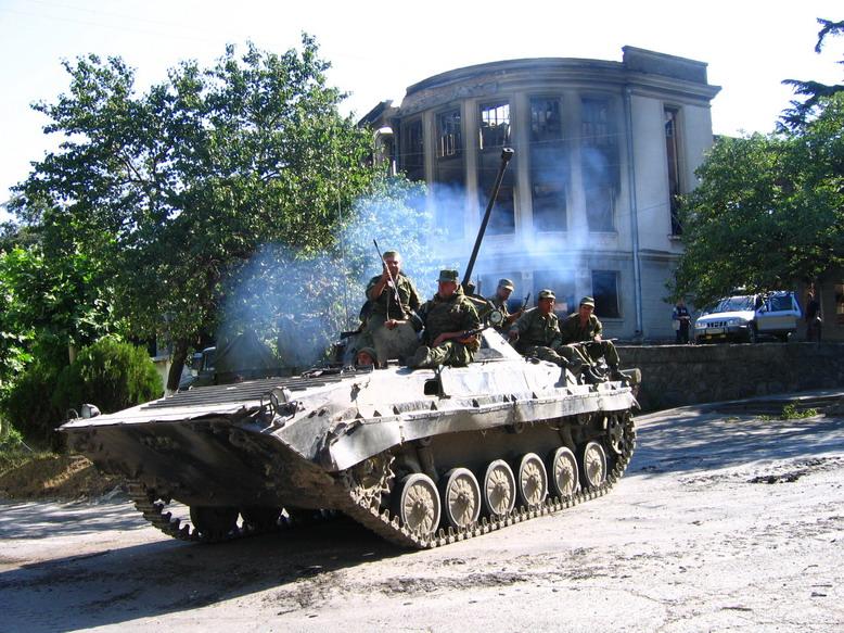 Russian BMP on the roll