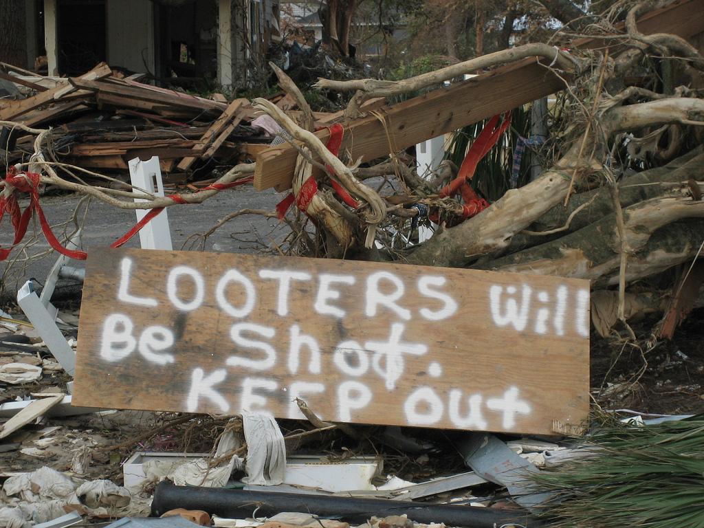 Warning for Looters