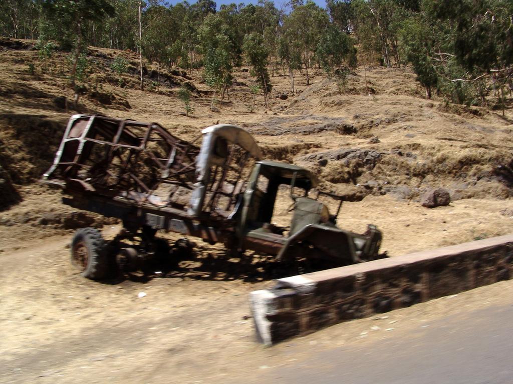 Wrecked Truck