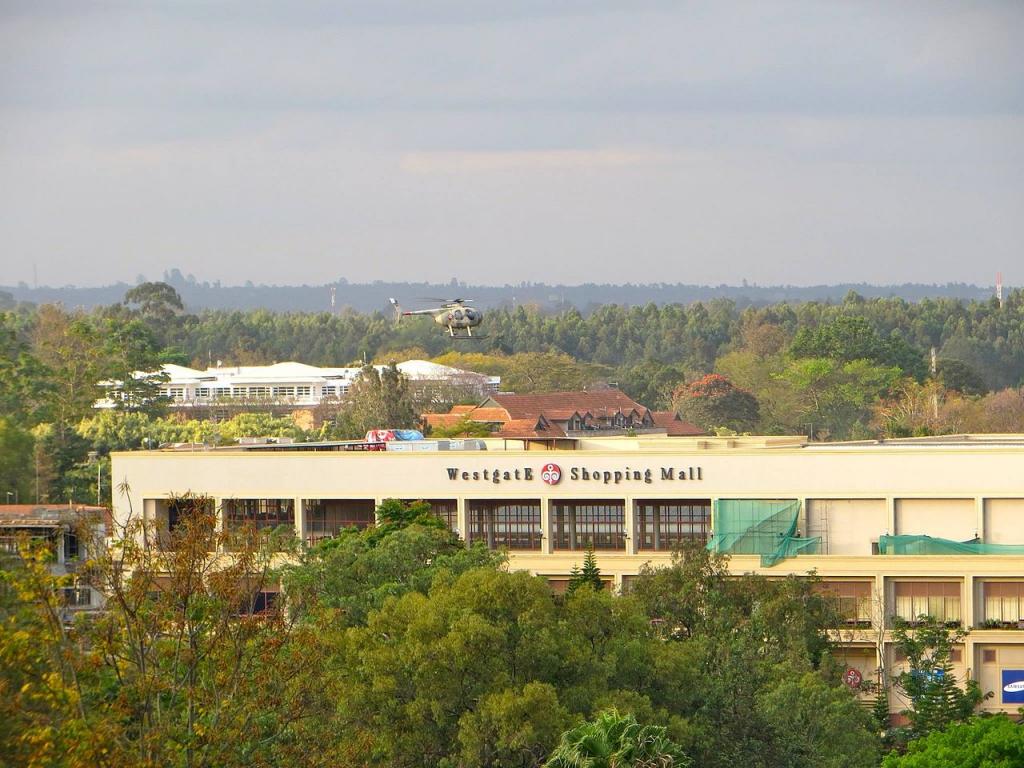 Kenyan Military Helicopter Deployed to Westgate