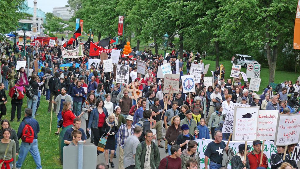 Anti Afghanistan War in Quebec City 2007