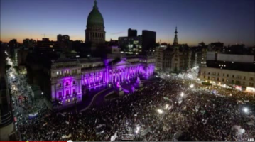 Protests Against Femicide; Buenos Aires, Argentina, June 2015