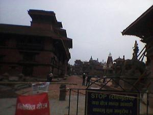 Reconstruction After Nepal Earthquake: Patan Darbar Square, Nepal, April 2015