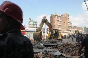 May 2015 Nepal earthquake; Kathmandu, Nepal, May 2015