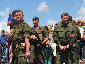 Memorial Service in Donetsk for Anniversary of the MH17 Crash; Ukraine, July 2015