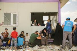 Civilians Displaced by ISIS' Advance on Mosul