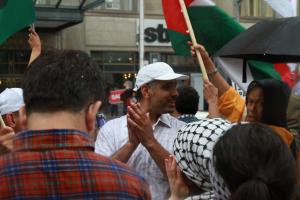 Hundreds protest in Toronto over Israeli action in Gaza