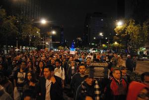 Protests over missing Mexican students; Iguala, Mexico, Oct-Dec 2014