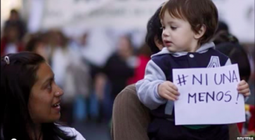 Protests Against Femicide; Buenos Aires, Argentina, June 2015