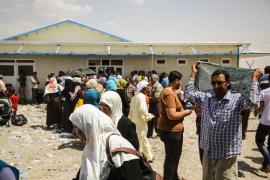 Civilians Displaced by ISIS' Advance on Mosul