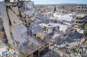 Aftermath of Assad Government's Barrel Bombing; Ariha, Northern Syria, Sept 2015